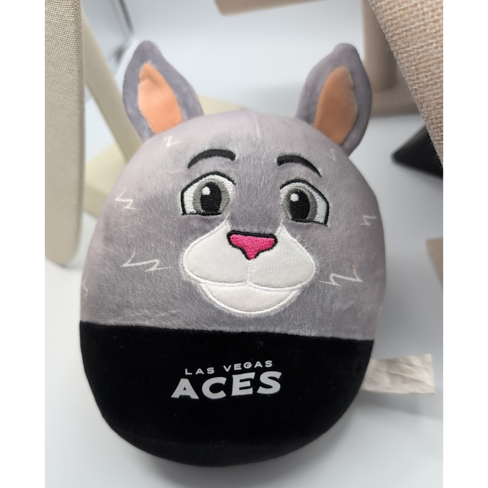 WNBA LAS VEGAS ACES Basketball AJA Wilson Mascot Buckets Plush Figure